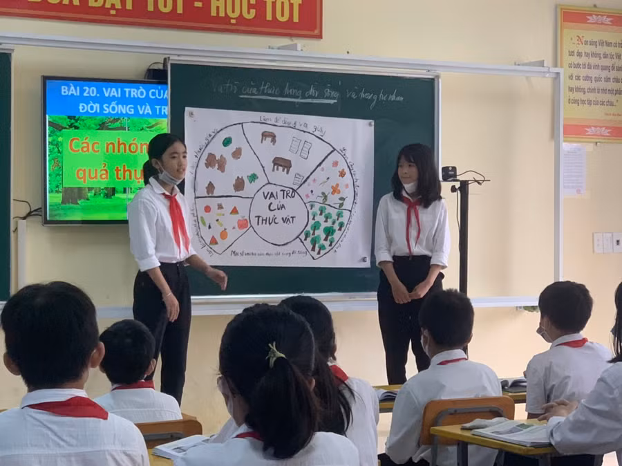 Giờ dạy môn KHTN 6 tại huyện Can Lộc