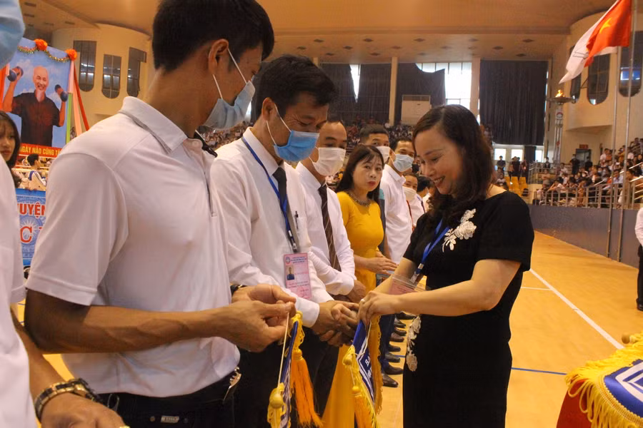 Hà Tĩnh: Hơn 3.000 lượt VĐV tranh tài tại Hội khỏe Phù Đổng 2021 ảnh 11