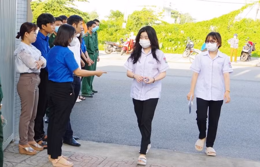 Học sinh Bà Rịa-Vũng Tàu tham gia Kỳ thi tốt nghiệp THPT năm 2023.