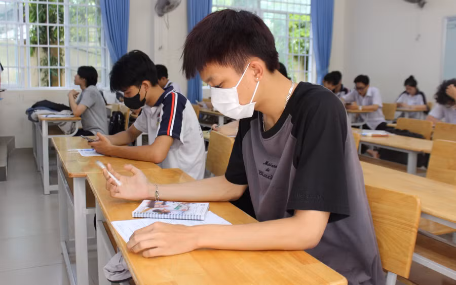 Thí sinh tỉnh Bà Rịa-Vũng Tàu tham gia kỳ thi tốt nghiệp THPT 2023.