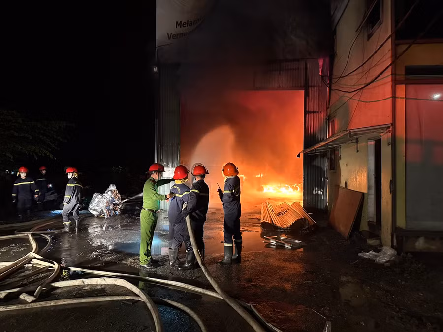 Địa điểm xảy ra vụ hỏa hoạn.