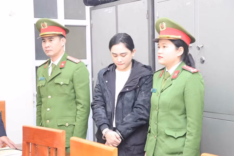 Phan Thị Ngọc Minh tại cơ quan điều tra.