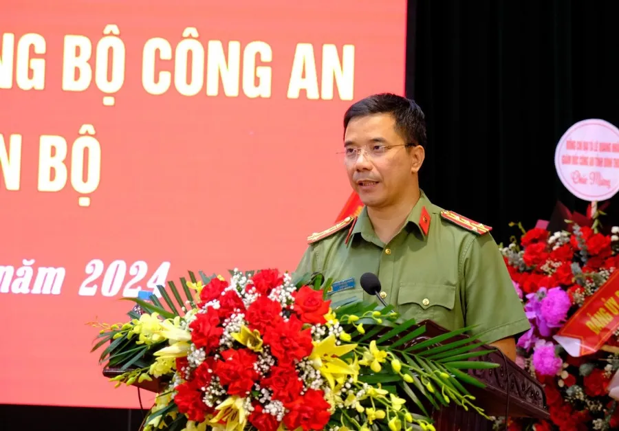 Đại tá Nguyễn Hồng Phong, tân Giám đốc Công an tỉnh Đồng Nai.