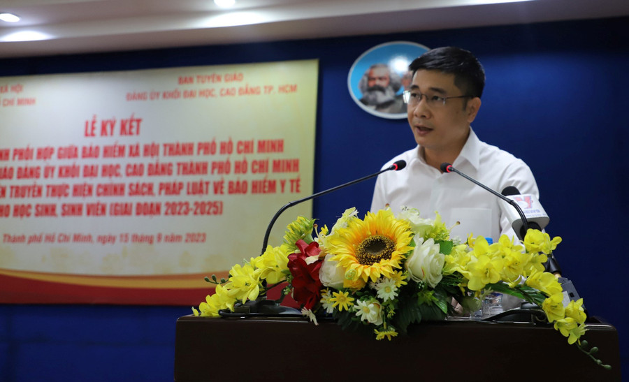 Ông Trần Dũng Hà phát biểu tại buổi lễ ký kết.