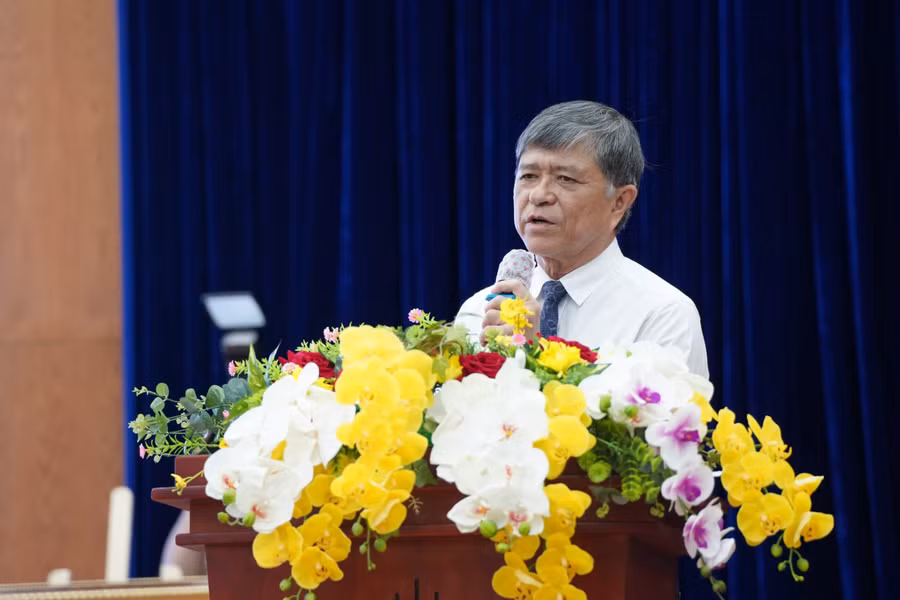 Ông Nguyễn Văn Hiếu phát biểu tại sự kiện.