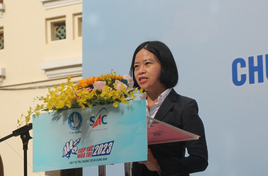 Bà Trần Phương Nga phát biểu tại chương trình. Bà Trần Phương Nga phát biểu tại chương trình.