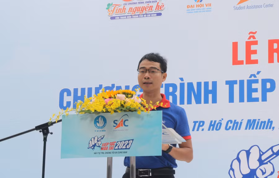 Ông Lê Xuân Dũng phát biểu tại chương trình.