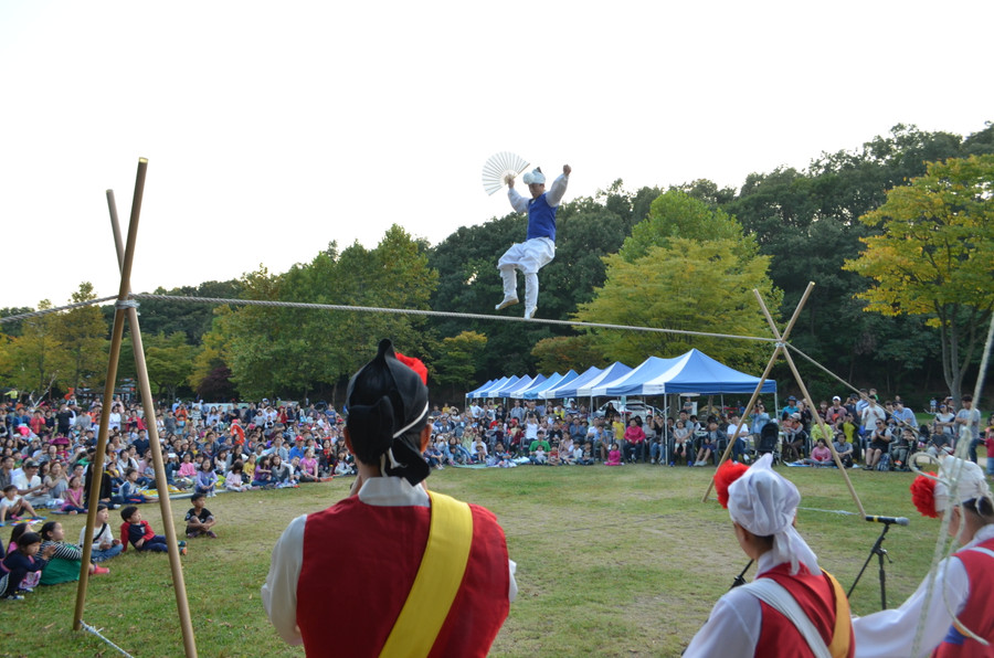 Trình diễn xiếc dây Trình diễn xiếc dây