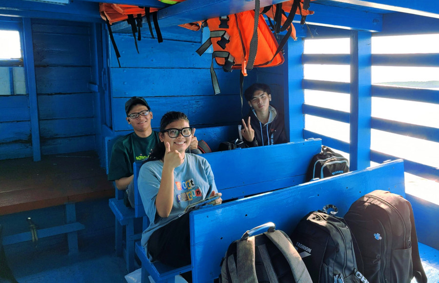 Các thí sinh sẵn sàng cho kỳ thi tốt nghiệp THPT năm 2023.