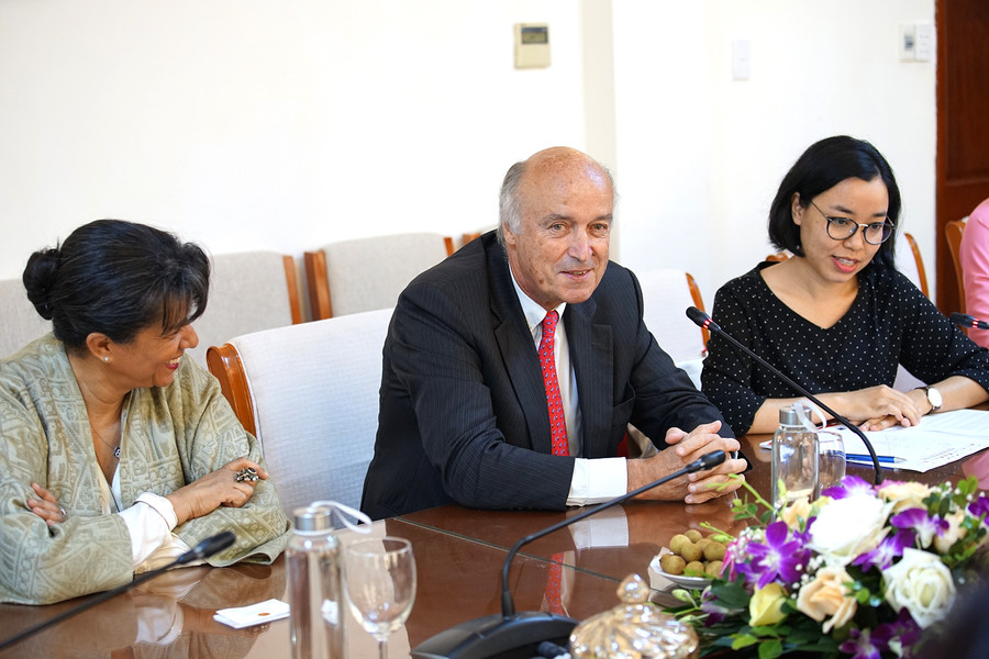 Ông Jean Paul De Gaudemar -Tổng Giám đốc Tổ chức Đại học Pháp ngữ.