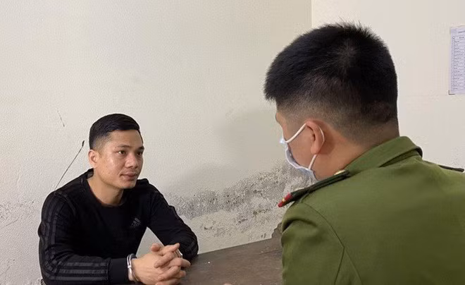 Nguyễn Văn Cường tại CQĐT. Ảnh: ANTD