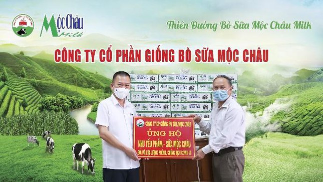 Mộc Châu Milk trao tặng hơn 50.000 sản phẩm tới người dân, lực lượng tuyến đầu chống dịch Covid-19 ảnh 1 Mộc Châu Milk hỗ trợ hơn 50.000 sản phẩm sữa cho lực lượng tuyến đầu chống dịch Covid-19 ảnh 1