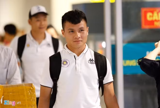 Cầu thủ Quang Hải đã có mặt tập trung cùng đội tuyển trước thềm World Cup 2020( ảnh Zing)