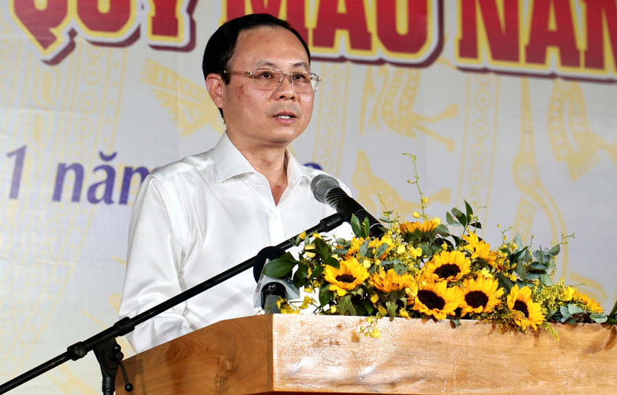 Ông Nguyễn Văn Hiếu phát biểu tại chương trình. Ảnh: BP. Ông Nguyễn Văn Hiếu phát biểu tại chương trình. Ảnh: BP.
