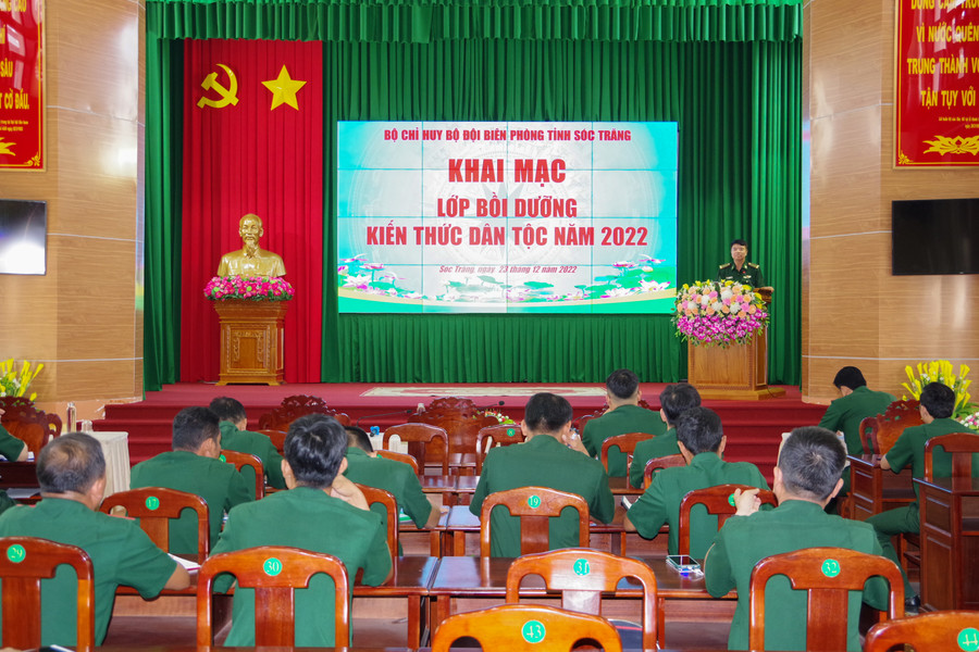 Quang cảnh lớp bồi dưỡng kiến thức dân tộc năm 2022. Quang cảnh lớp bồi dưỡng kiến thức dân tộc năm 2022.