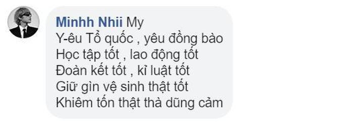 Fan "cứng" của Sếp Tùng có bình luận đúng chuẩn học sinh ngoan hiền Fan "cứng" của Sếp Tùng có bình luận đúng chuẩn học sinh ngoan hiền