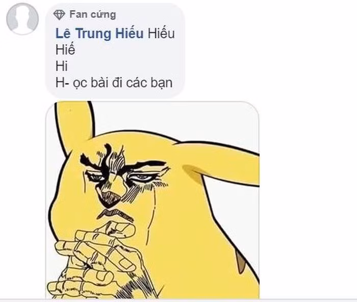 Trong một diễn biến khác, khi mùa "thi sấp mặt" chuẩn bị ập tới thì anh bạn không quên nhắc nhở "nhẹ".