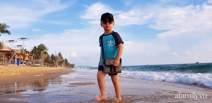 Trong mắt Nhật Thành, mẹ luôn là người đẹp nhất.