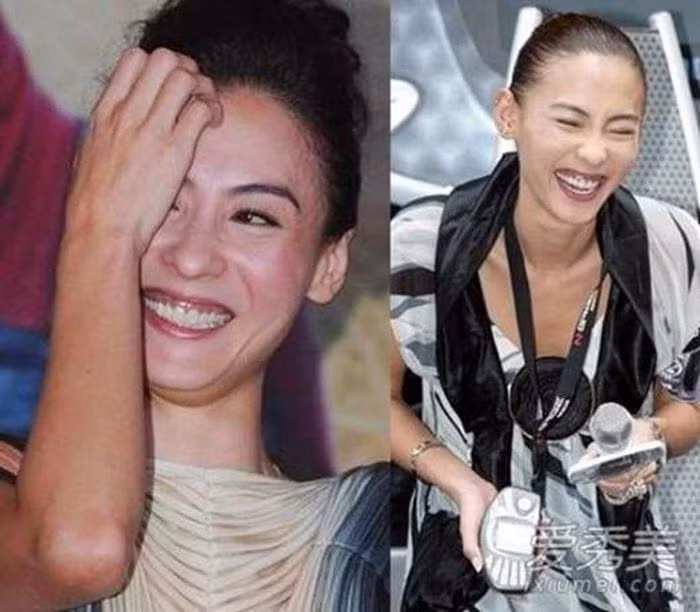 Ngay cả "quốc bảo nhan sắc" Trương Bá Chi cũng không tránh khỏi việc bị bắt gặp hình ảnh "xấu khó quên" vì cười "bung lụa".