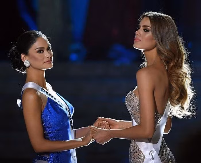 Ariadna Gutierrez cho biết cô chưa từng coi Pia Wurtzbach là đối thủ. Ảnh: Getty