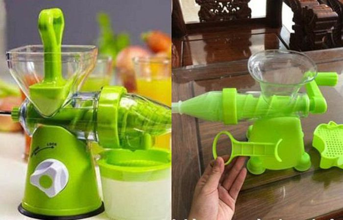 Lên mạng đặt mua máy ép rau củ, cô nàng ngớ người nhận sản phẩm như đồ chơi
