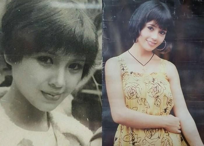 Vóc dáng nhỏ nhắn giúp nghệ sĩ Lan Hương trông trẻ lâu. Đôi mắt to tròn đen láy và đôi môi dày quyến rũ trong những bức ảnh thời trẻ giúp nữ nghệ sĩ sinh năm 1963 từng được mệnh danh là &quot;biểu tượng nhan sắc&quot; của màn ảnh Việt một thời.