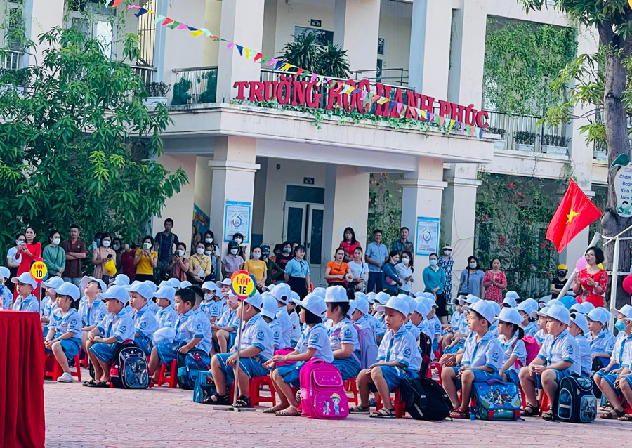 Học sinh tập trung tại sân trường để BGH nhà trường giới thiệu giáo viên chủ nhiệm và nhận lớp... Học sinh tập trung tại sân trường để BGH nhà trường giới thiệu giáo viên chủ nhiệm và nhận lớp...