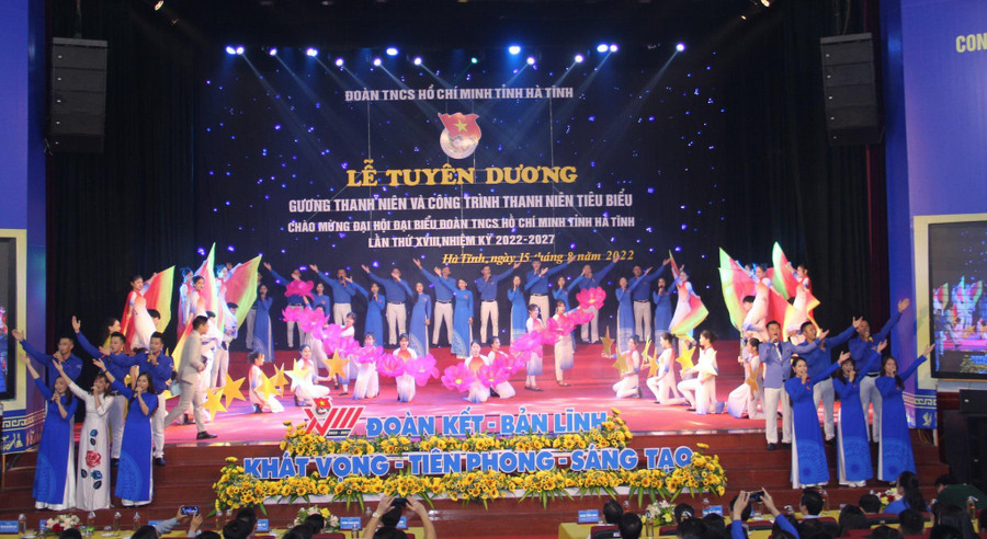 Đại hội Đoàn TNCS Hồ Chí Minh tỉnh Hà Tĩnh diễn ra trong thời gian 1,5 ngày (15 - 16/8).