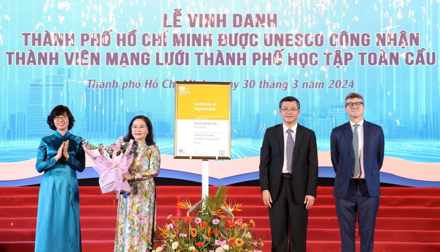 TPHCM trở thành thành viên chính thức Mạng lưới Thành phố học tập toàn cầu của UNESCO.