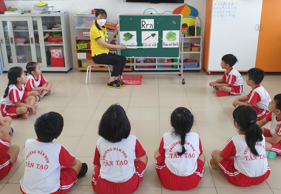 Tiết học của trẻ Trường mầm non Tân Tạo. Tiết học của trẻ Trường mầm non Tân Tạo.