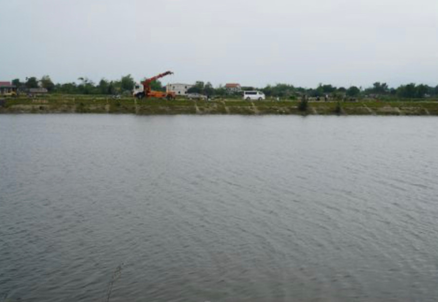 Khu vực xảy ra vụ tai nạn.