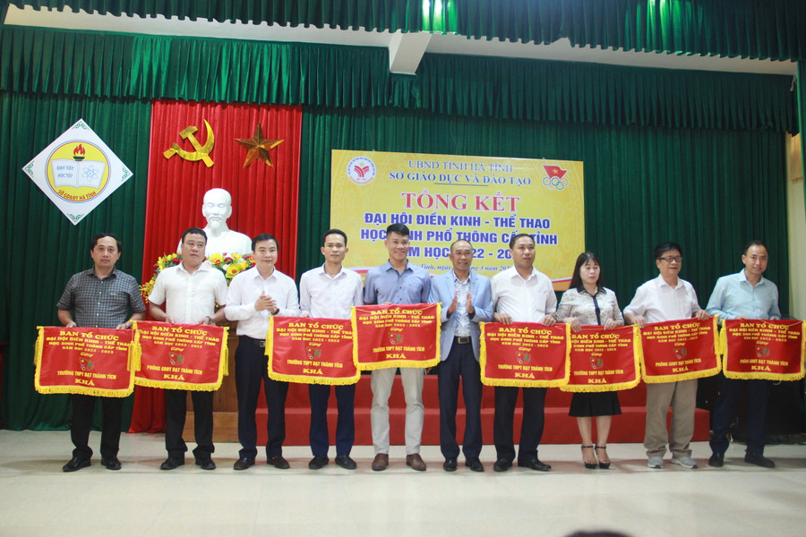 Đại hội Điền kinh – Thể thao học sinh phổ thông Hà Tĩnh năm 2023 là cơ sở để đánh giá kết quả công tác giáo dục thể chất, hoạt động thể thao trong các trường học.