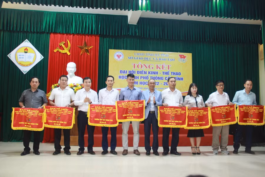 Đại hội Điền kinh – Thể thao học sinh phổ thông Hà Tĩnh năm 2023 là cơ sở để đánh giá kết quả công tác giáo dục thể chất, hoạt động thể thao trong các trường học.