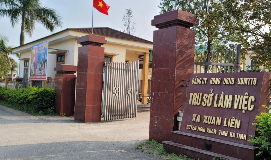 Trụ sở UBND xã Xuân Liên (Nghi Xuân, Hà Tĩnh).