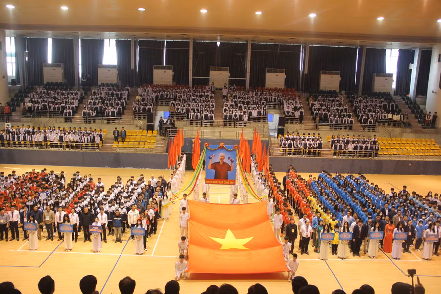 Đại hội Điền kinh - Thể thao học sinh phổ thông Hà Tĩnh năm học 2022-2023.