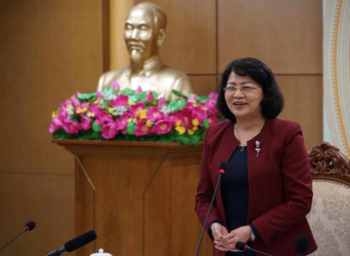 Phó Chủ tịch nước Đặng Thị Ngọc Thịnh biểu dương kết quả ngành giáo dục đạt được trong năm 2019. Phó Chủ tịch nước Đặng Thị Ngọc Thịnh biểu dương kết quả ngành giáo dục đạt được trong năm 2019.