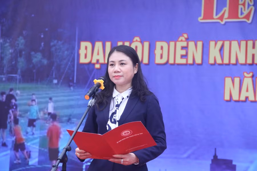 Bà Trần Thị Thuỷ Nga - Trưởng phòng GD&amp;ĐT thành phố Hà Tĩnh, 1 trong 16 cán bộ, giáo viên được đề nghị xét tặng danh hiệu NGƯT năm 2023.