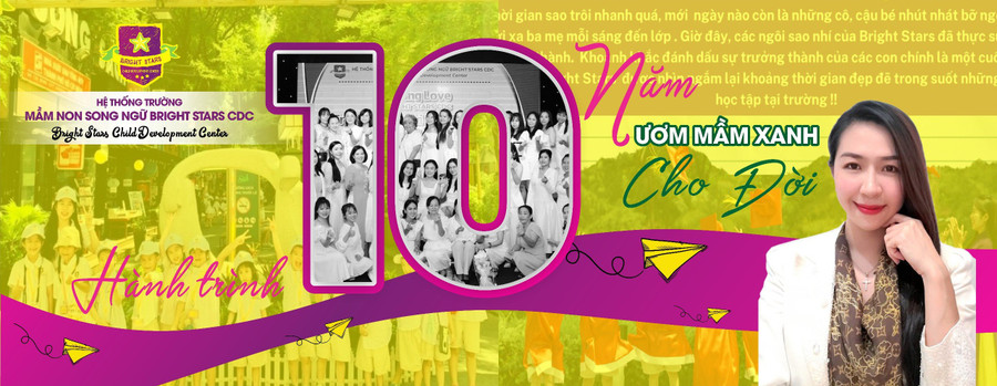 Thạc sĩ quản trị mầm non Vũ Hương Giang, nhà sáng lập Hệ thống Trường mầm non song ngữ Bright Stars CDC. Thạc sĩ quản trị mầm non Vũ Hương Giang, nhà sáng lập Hệ thống Trường mầm non song ngữ Bright Stars CDC.