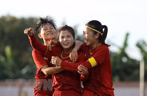 ĐT nữ Việt Nam đã chơi rất nỗ lực ở trận đấu này