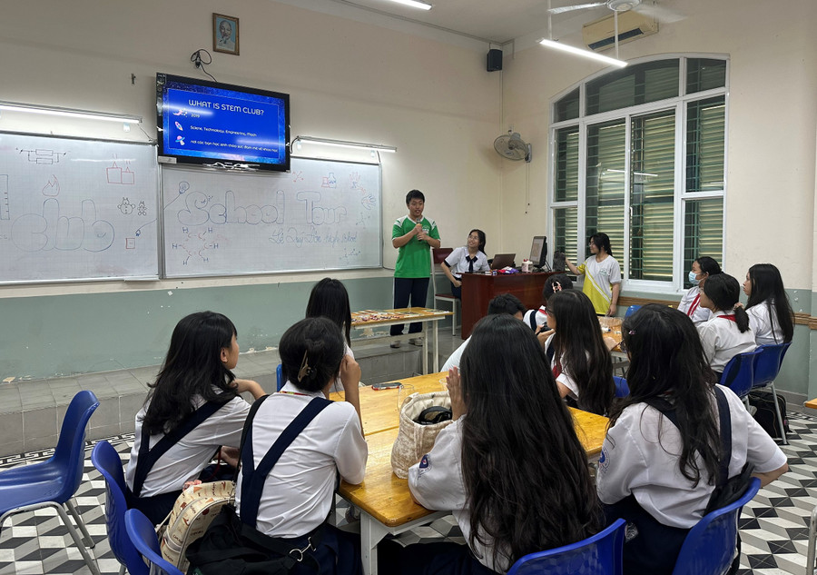 Nhiều học sinh cho biết hoạt động trải nghiệm này rất thú vị và bổ ích.