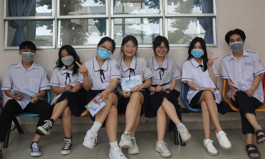 Thí sinh tham gia kỳ thi tốt nghiệp THPT 2022.