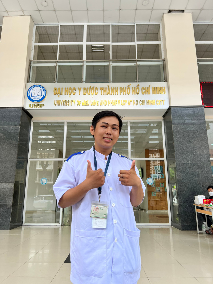 Sinh viên Trần Khánh Tường. Ảnh: Thành đoàn TPHCM.