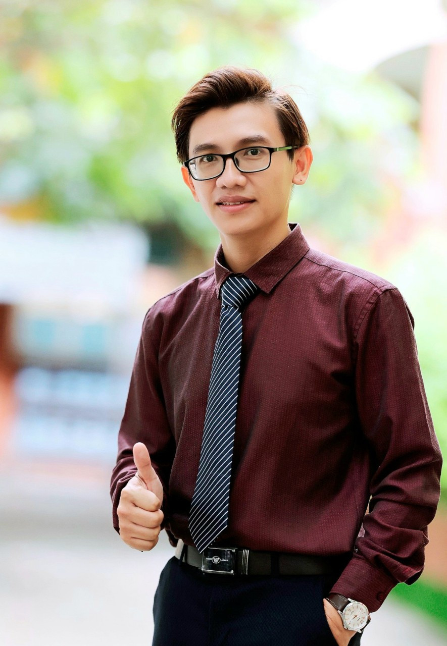 Thầy Vũ Minh Vương. Ảnh: Thành đoàn TPHCM.