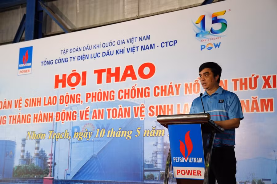 Phó Tổng Giám đốc PV Power Nguyễn Minh Đạo, bế mạc hội thao.