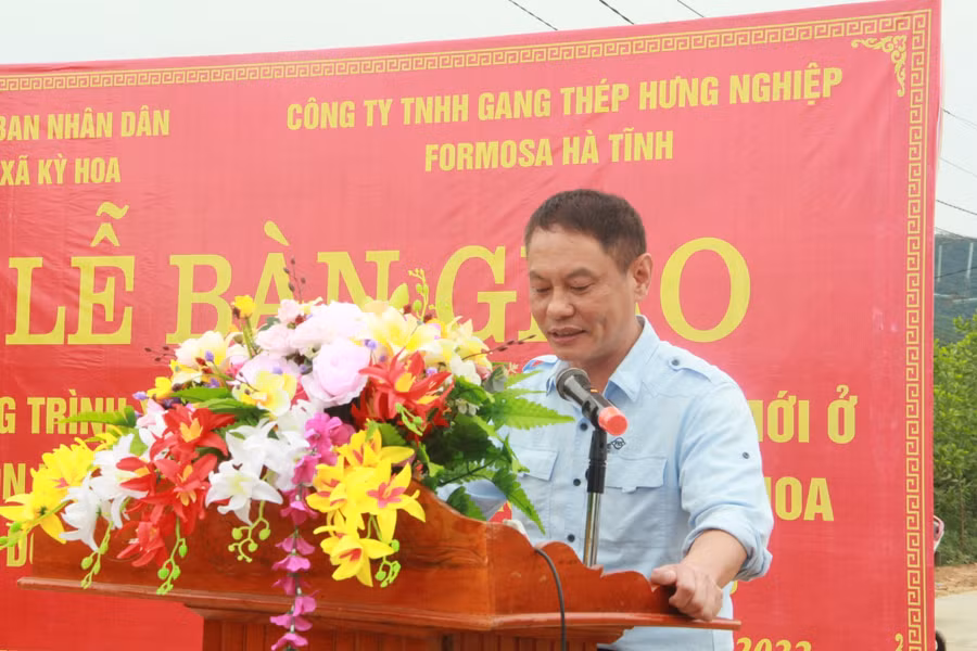 Ông Ngưu Tuấn Phát, phó Tổng giám đốc Formosa Hà Tĩnh cho biết, trong thời gian tới phía doanh nghiệp sẽ luôn đồng hành với tỉnh Hà Tĩnh nói chung và thị xã Kỳ Anh nói riêng trong quá trình phát triển đô thị. Trong đó có phong trào nông thôn mới.