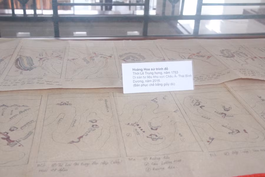 ... Hoàng Hoa sứ trình đô - di sản tư liệu của chương trình Ký ức thế giới khu vực châu Á - Thái Bình Dương.