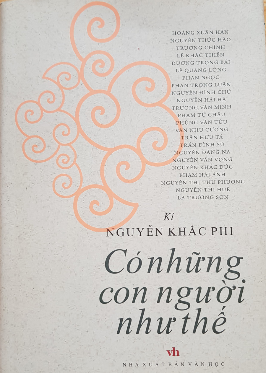 Tập kí &quot;Có những con người như thế&quot;.
