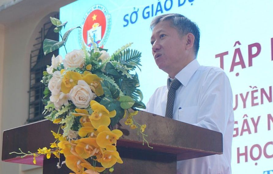 Ông Dương Trí Dũng phát biểu tại đợt tập huấn. Ông Dương Trí Dũng phát biểu tại đợt tập huấn.