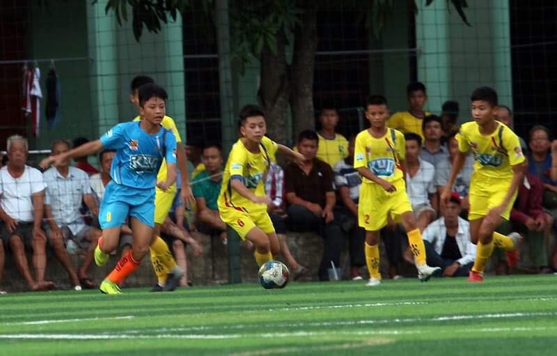 Ở trận bán kết hai, U13 SLNA được đánh giá cao hơn hẳn so với U13 SHB Đà Nẵng Ở trận bán kết hai, U13 SLNA được đánh giá cao hơn hẳn so với U13 SHB Đà Nẵng