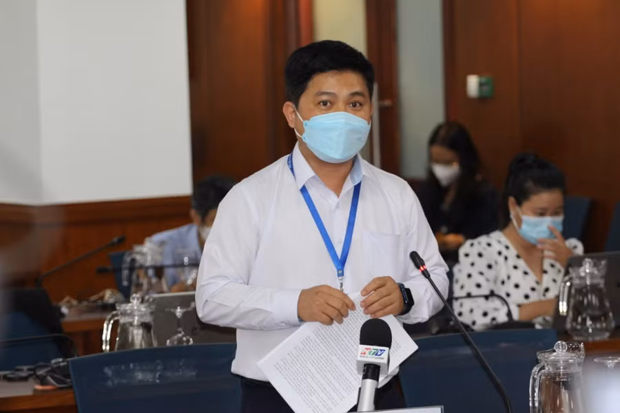 Ông Hồ Tấn Minh, Chánh Văn phòng Sở GD&amp;ĐT TPHCM.